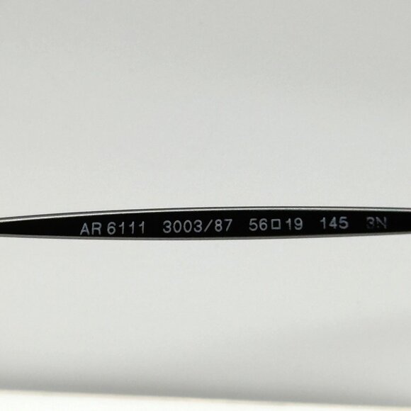 Georgio Armani AR6111 3003/87 Sunglasses Matte Gunmetal Grey Lenses Square main image 12